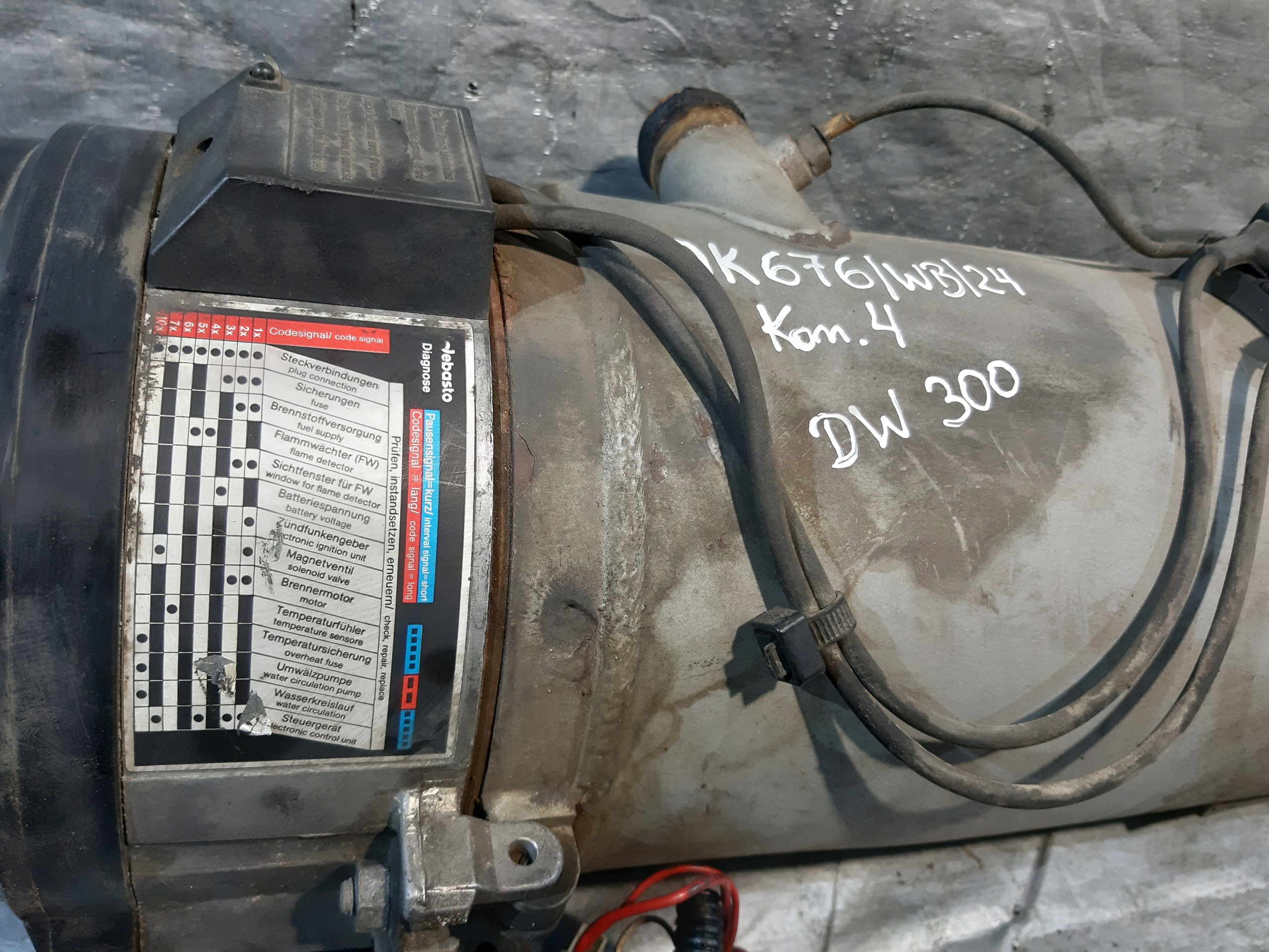 Webasto WEBASTO DW 300 30KW 24 V/110 W 2bar