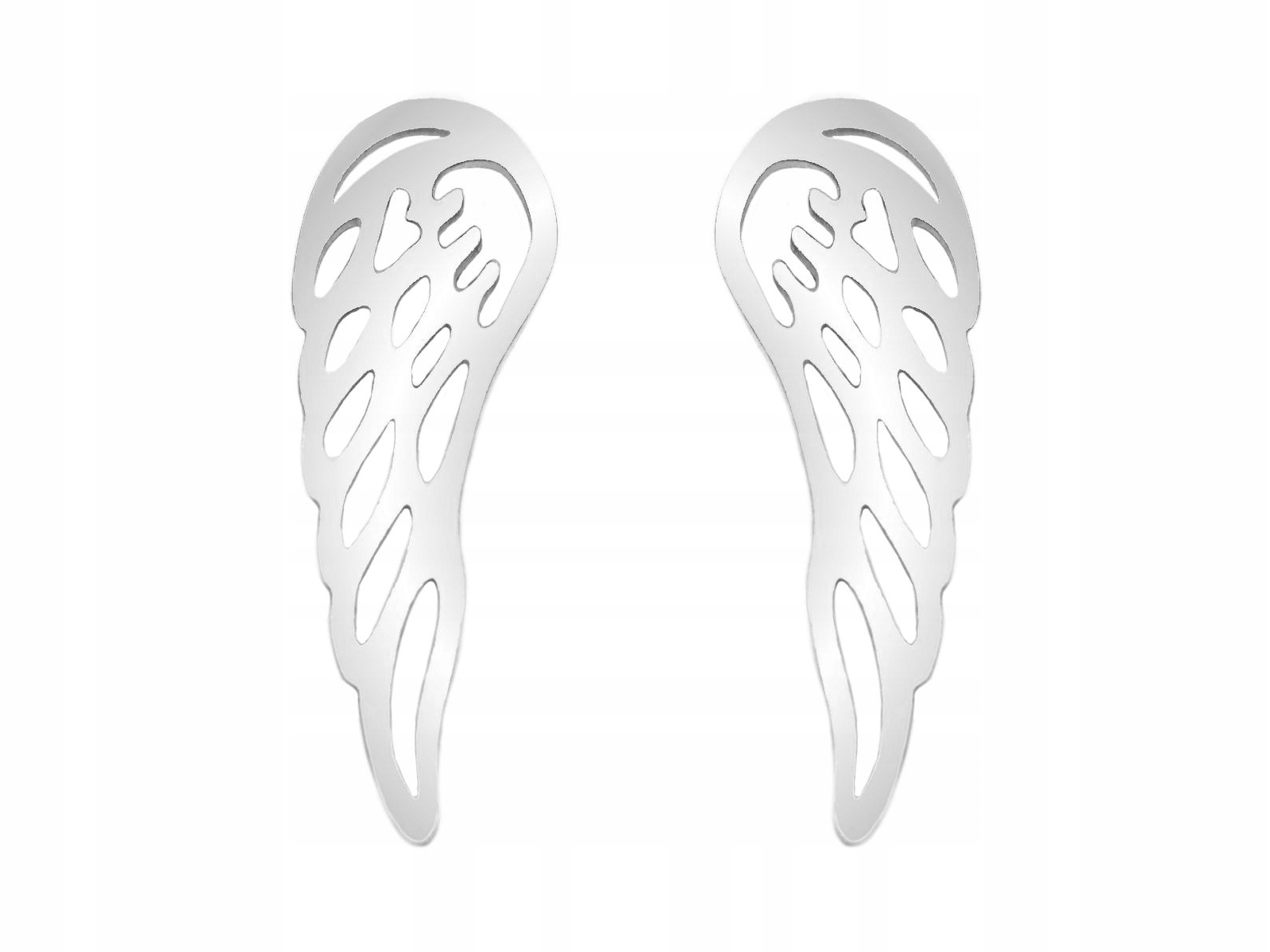 

Srebrne Kolczyki Skrzydła Nausznice srebro 925