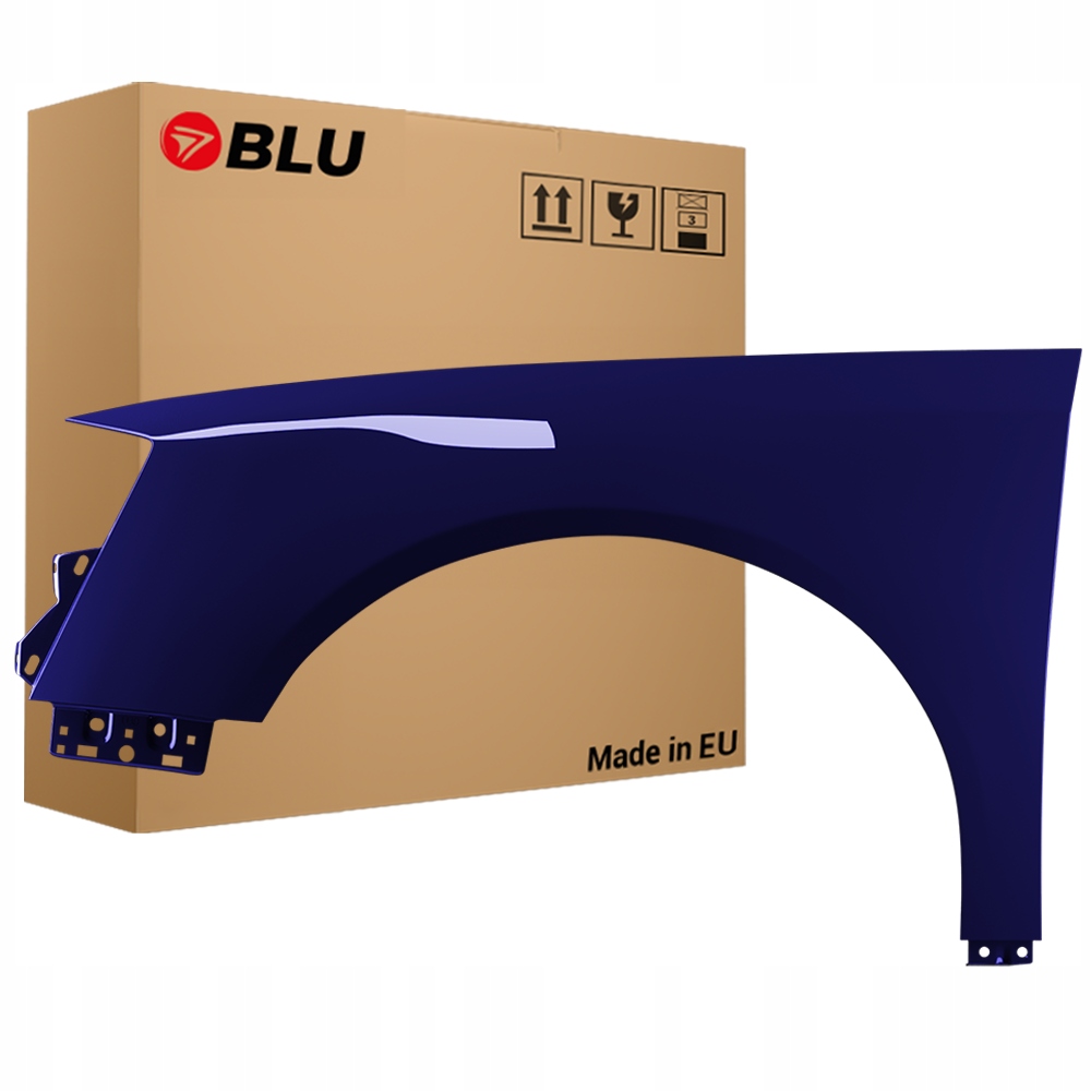 Blu Blatník Vw Passat B6 LA5E levý modrý 05-10 přední