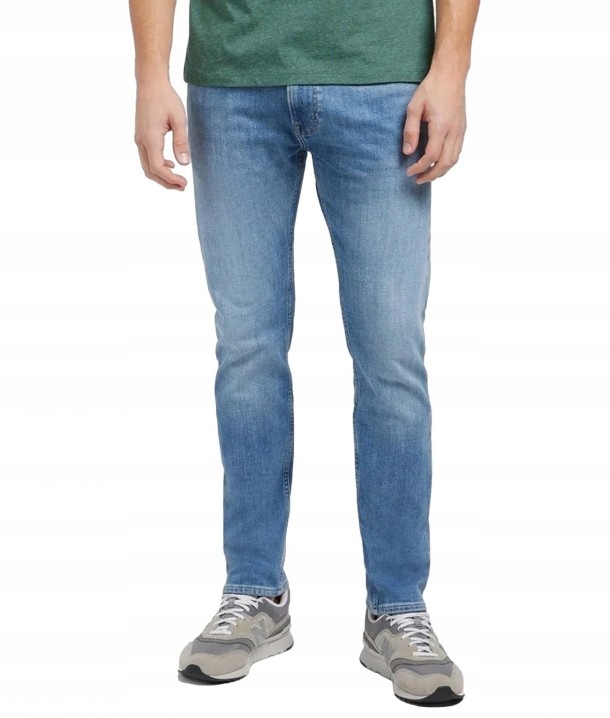 Lee Pánské Džíny Jednoduché Modré Klasické W40 L32 J5H