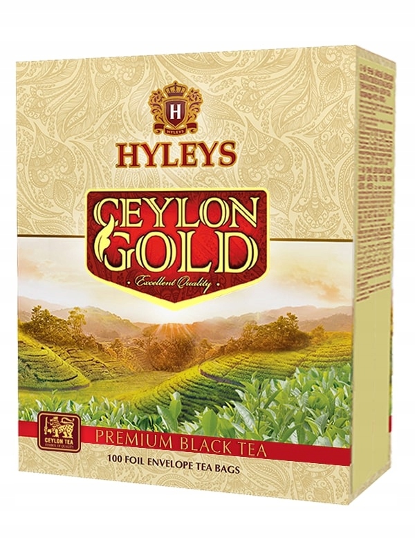 HYLEYS Ceylon Gold herbata czarna ekspresowa 100 kopert