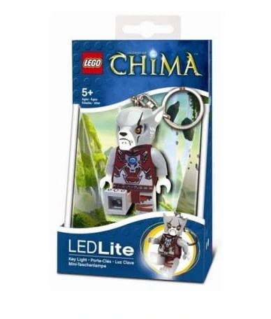 Brelok z latarką Lego Chima Worriz LGL-KE37 breloczek do kluczy plecaka