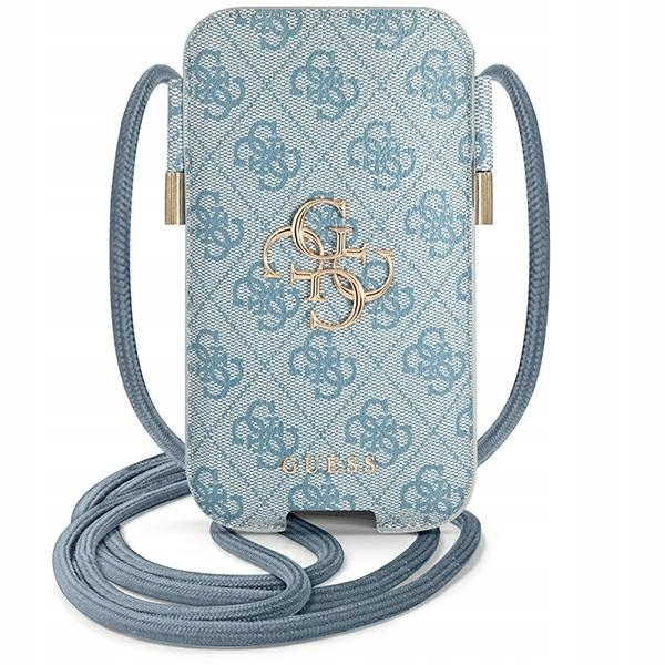Guess Torebka GUPHL4GMGBL 6,7" niebieski/blue hardcase 4G Big Metal Logo