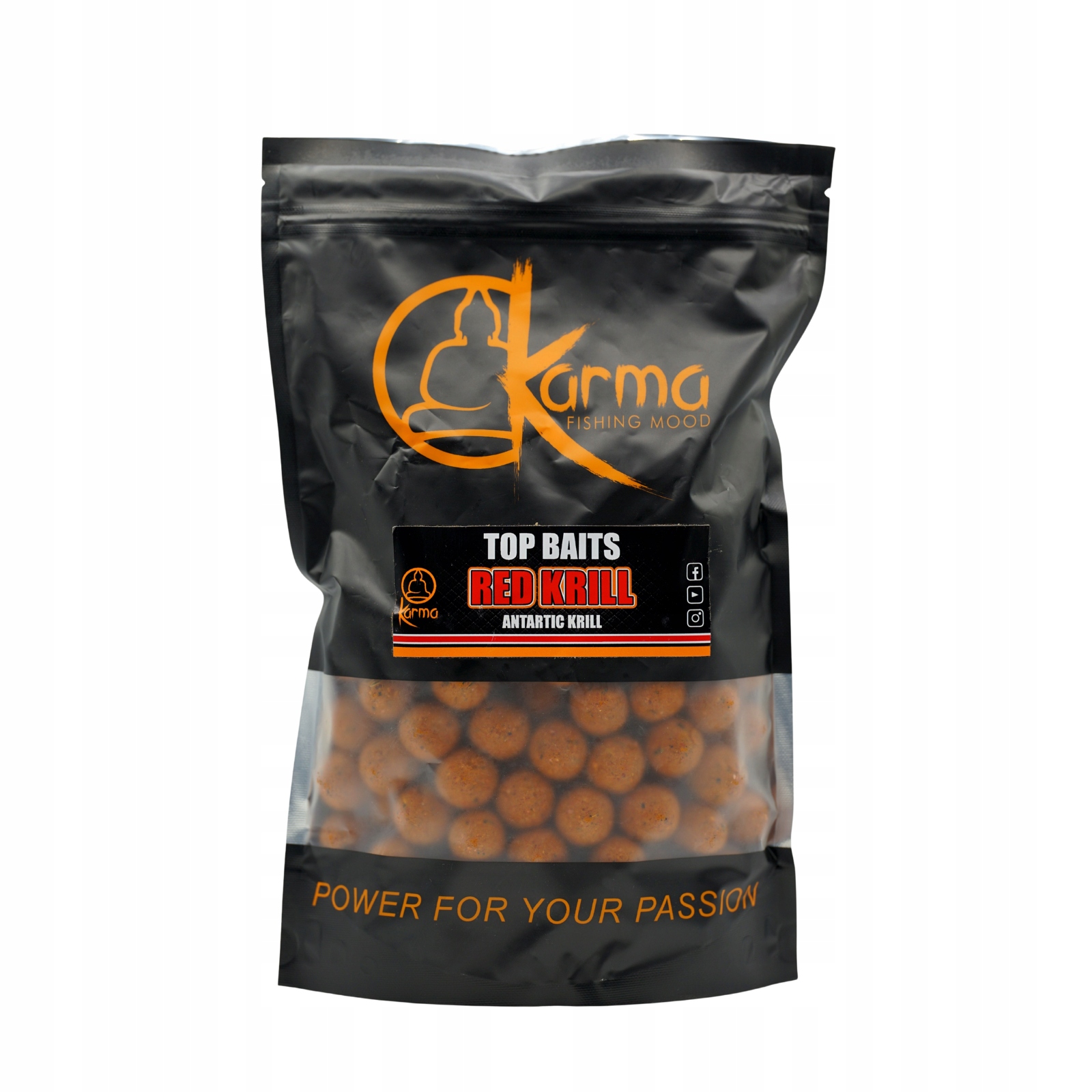 Kulki Zanętowe Top Slow "red Kriill" 1 kg 15 mm Karma Bait Kryl Karp