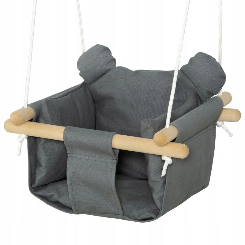 HUŚTAWKA DLA DZIECKA DLA MALUCHA DREWNO LIŚCIASTE Kolor Inny