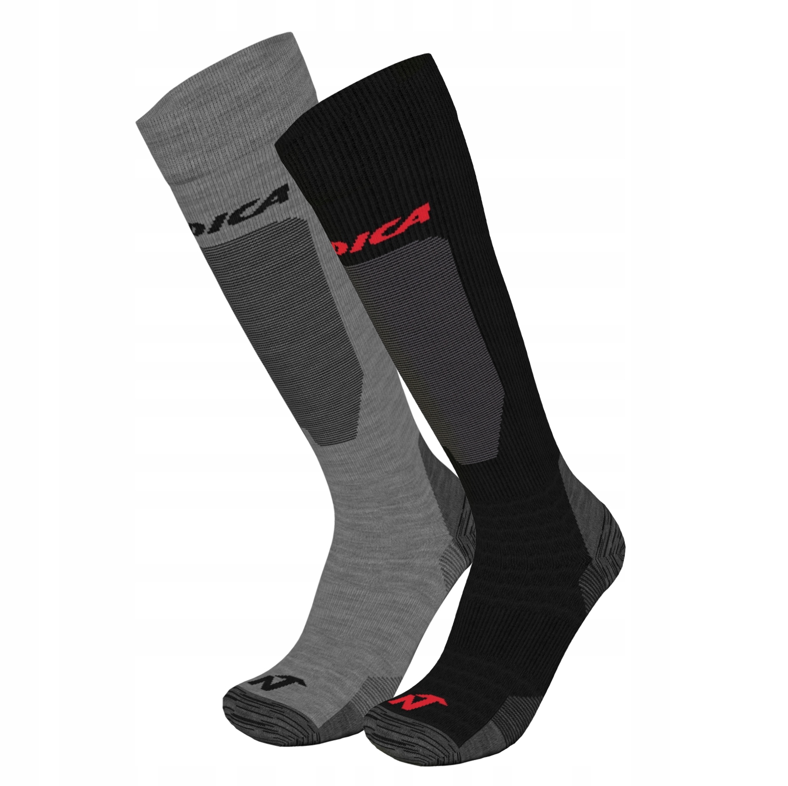 2x Skarpety Narciarskie Snowboardowe Wełna Merino Ski Nordica Uni 2.0 42-44