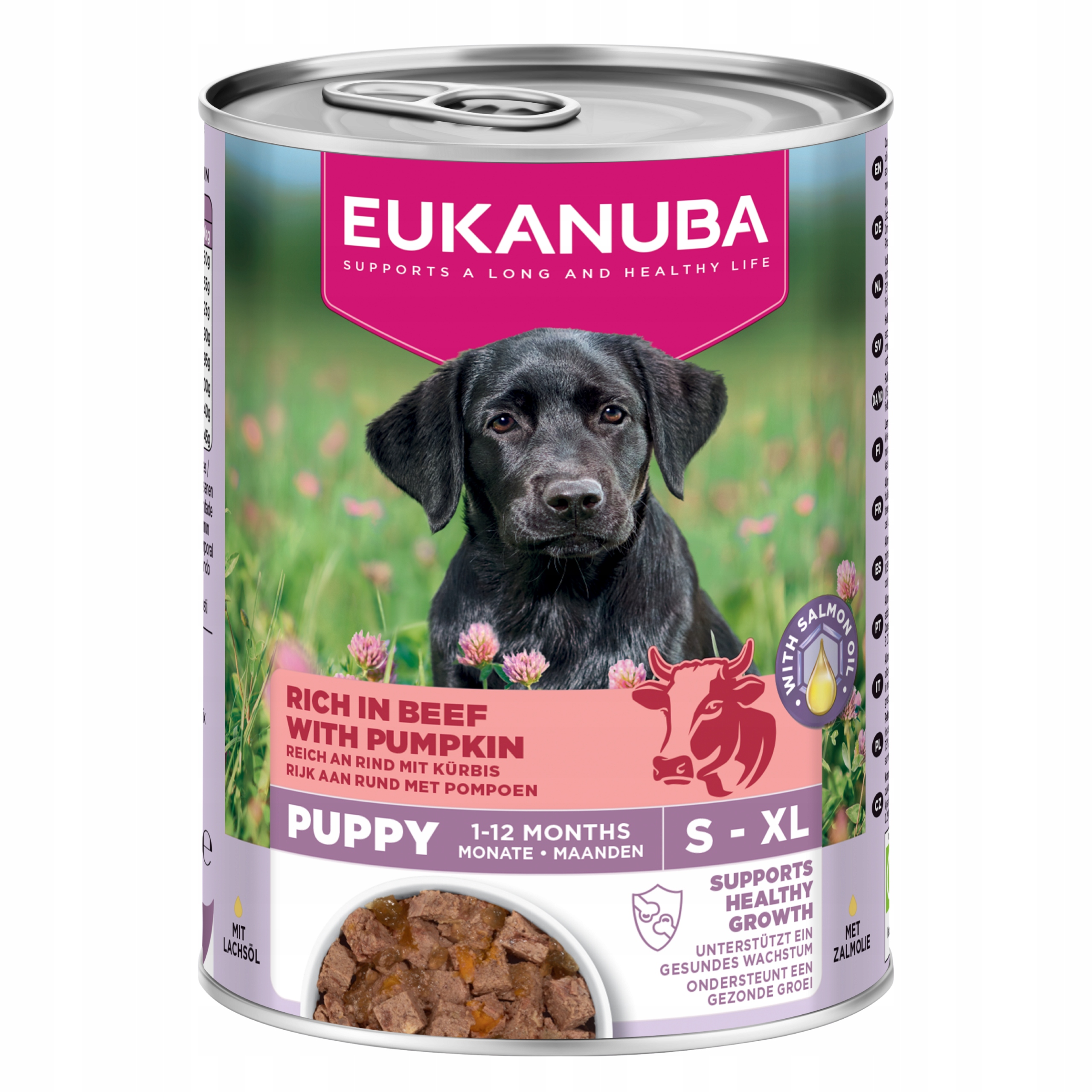 Euk Dog Can LC Pup Ab Beef&pump 400 G