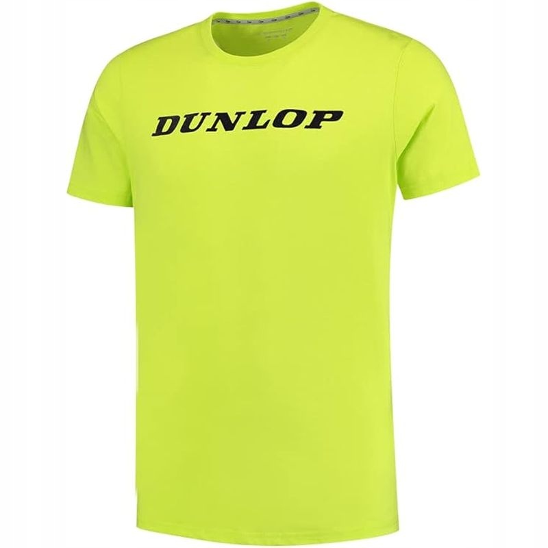 Koszulka Chłopięca Dunlop Essential Kids Tee Bright Yellow 128