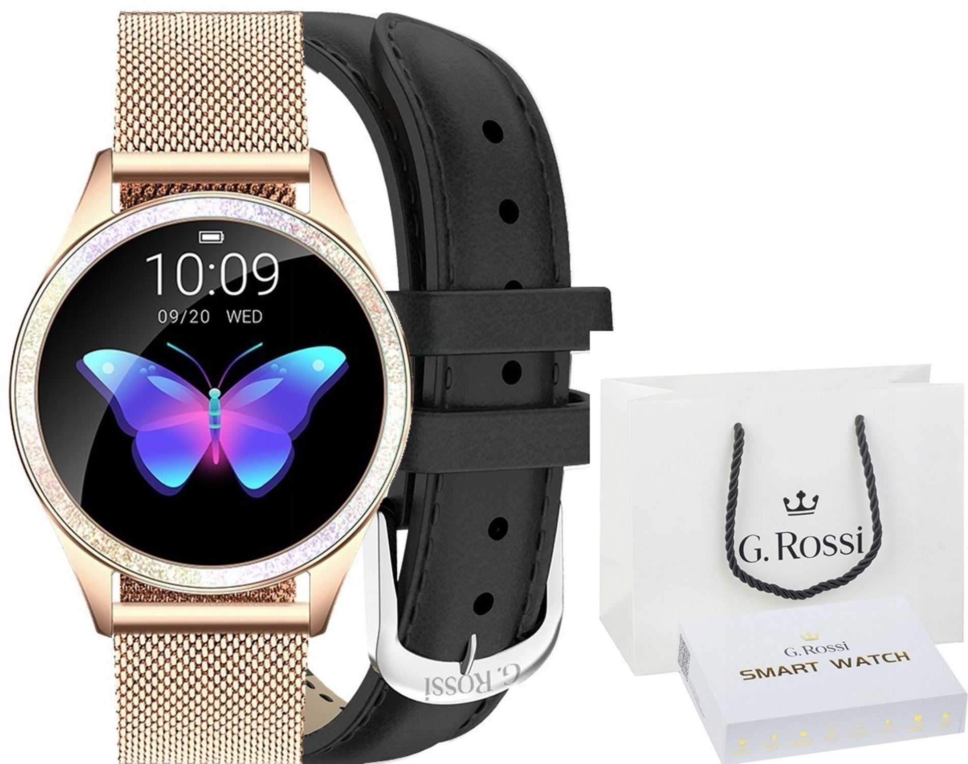 

Stylowy Damski Smartwatch G. Rossi Idealny Prezent