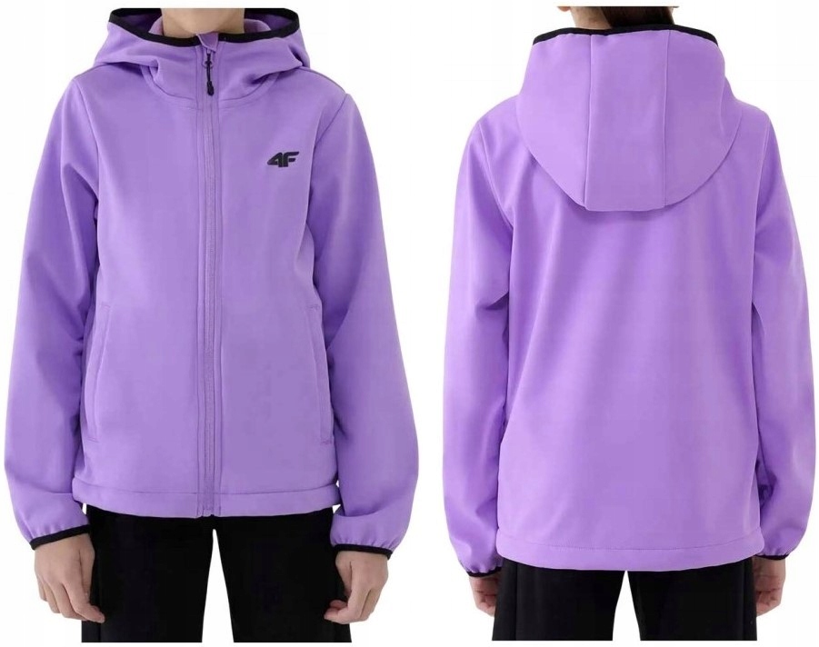 4F Kurtka Wiosenna Jesienna Przejściowa Softshell Membrana TSOFF373 > 164