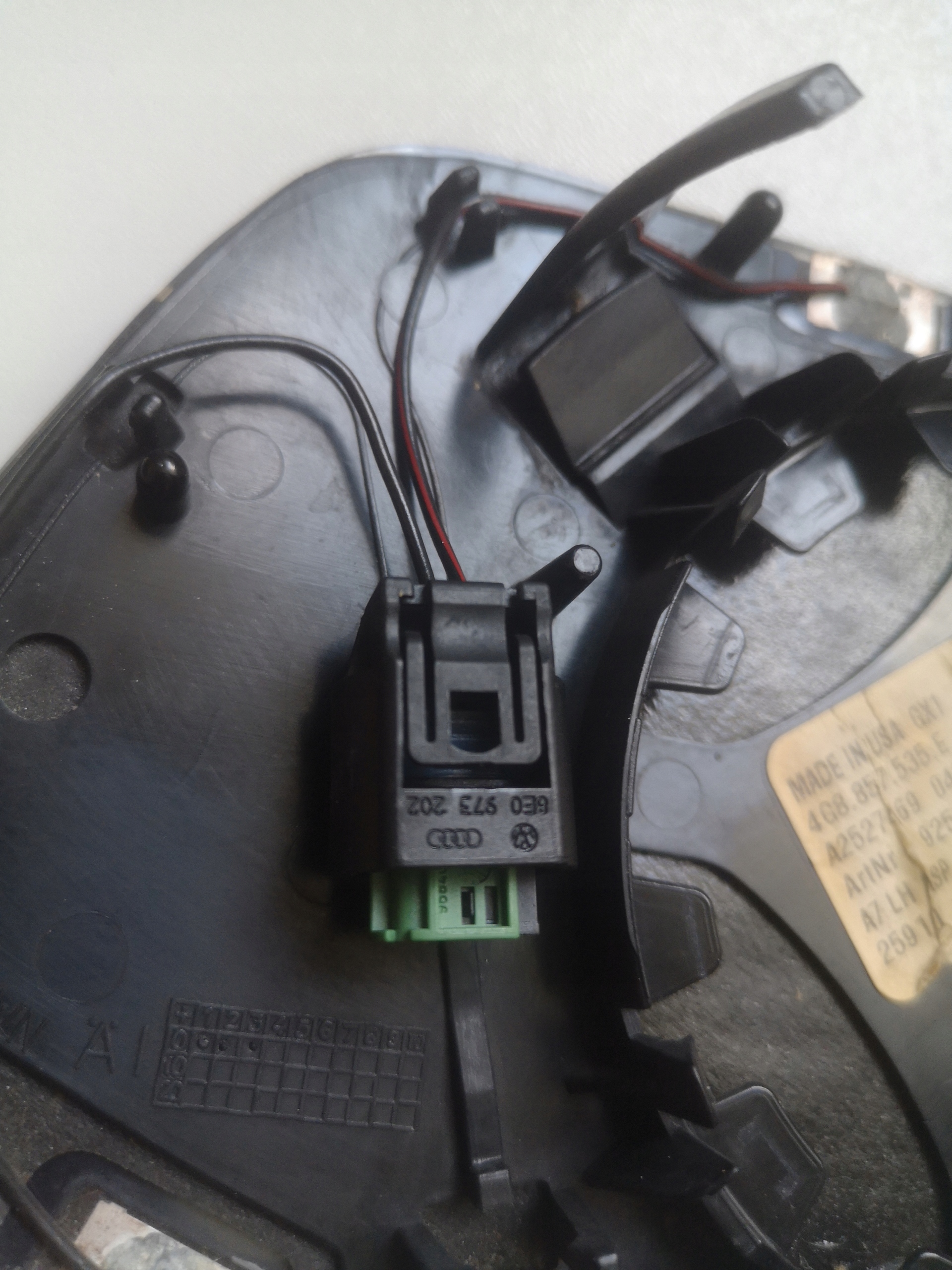 AUDI A7 4G SPORTBACK 10-18r WKŁAD FOTOCHROM PRAWY Typ szkła asferyczne