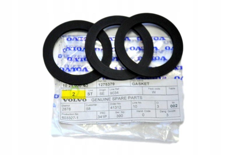 VOLVO S40 V40 S60 S80 uszczelka korka wlewu oleju Stan opakowania oryginalne