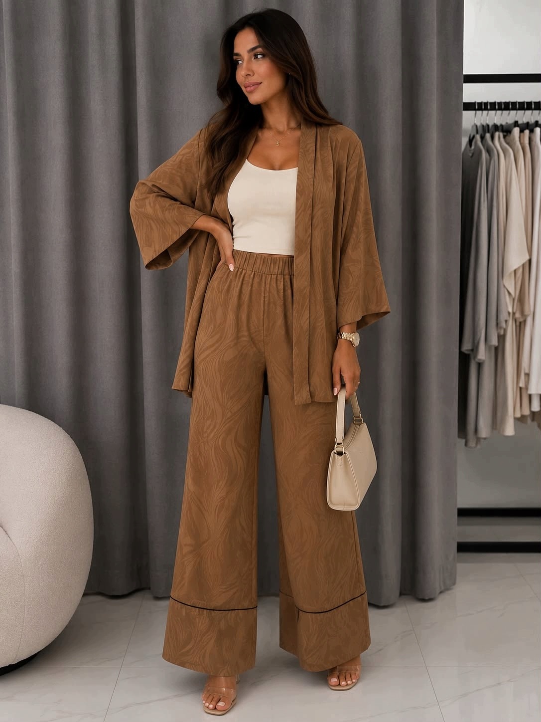 Kimono La Milla Velikost Xs/s Hnědá Lamilla