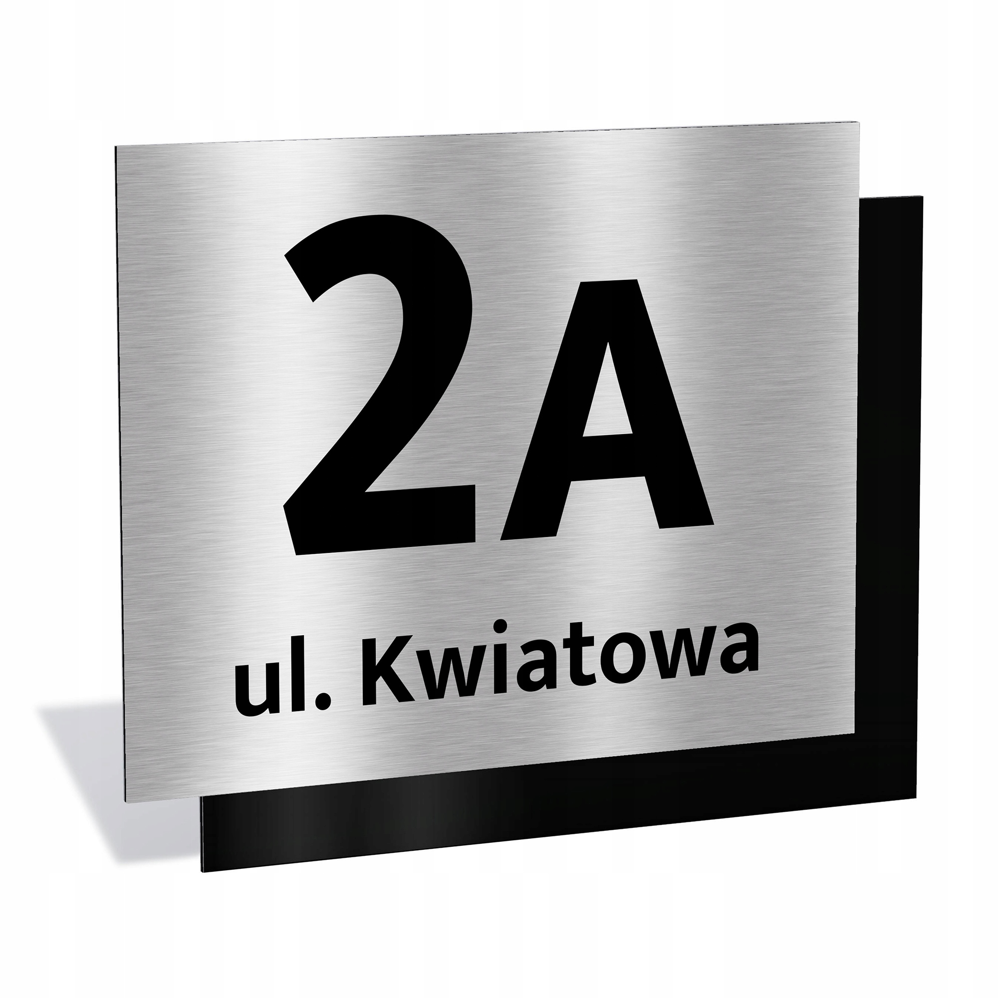 tabliczka tablica ADRESOWA numer domu 22x27 alu.