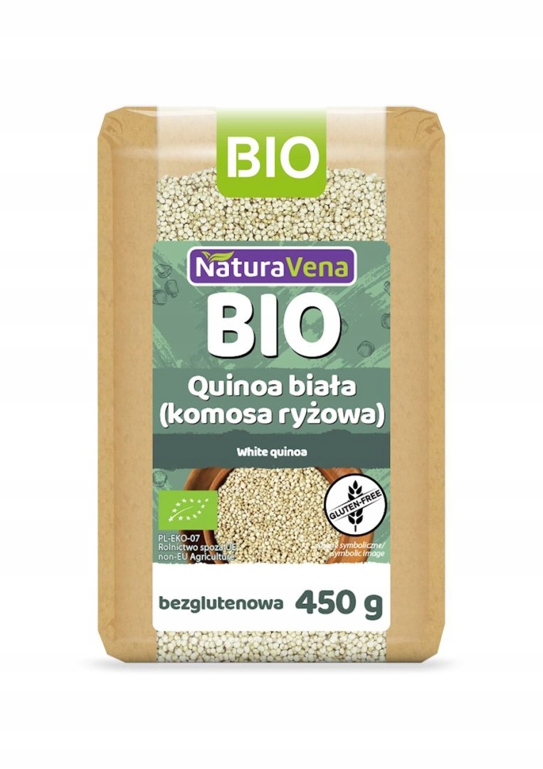 Levně 3X Quinoa Bílá (komosa Rýžová) Bezlepková Bio 450 g Naturavena