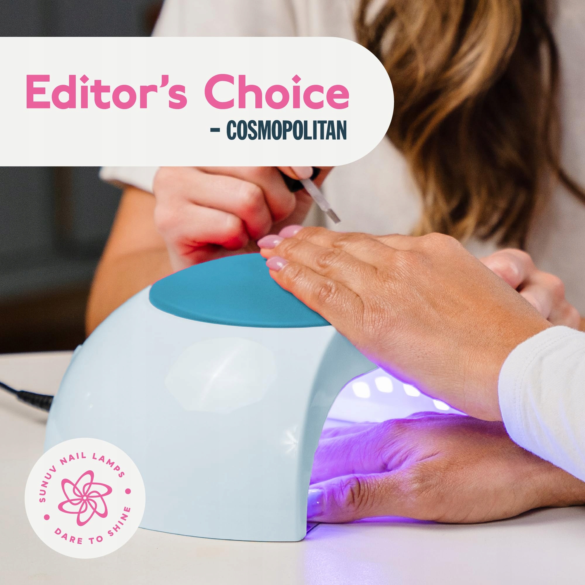 SUNUV SUN2C Lampa UV LED Do Paznokci Z Timerem I Sensorem Niebieska — miniatura 2