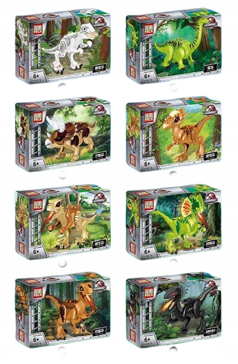 

Zestaw Klocki Dinozaur 8 Szt Jurassic Indominus