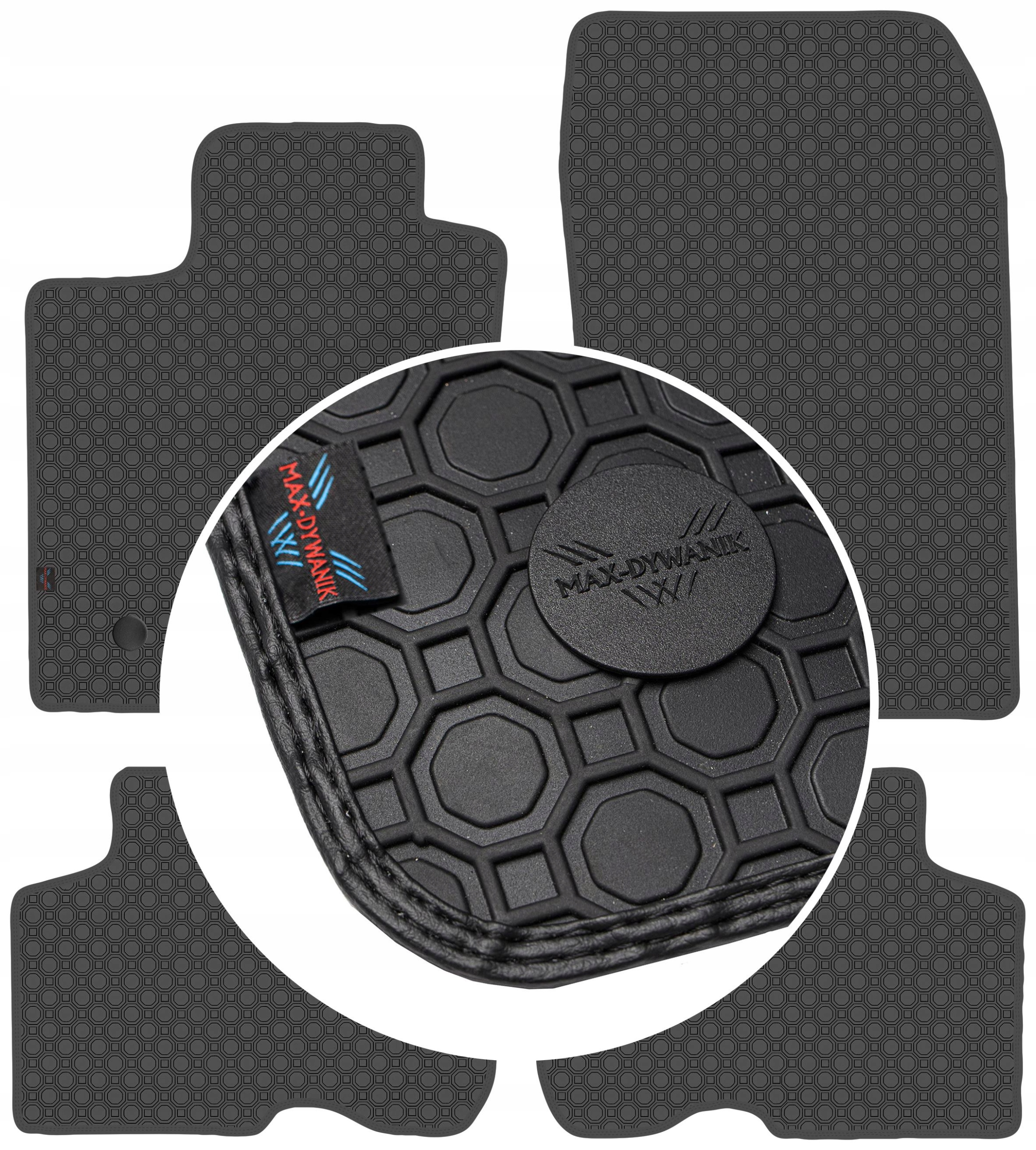 Dacia Logan II 2012-2020 Коврики ЧОРНЫЕ