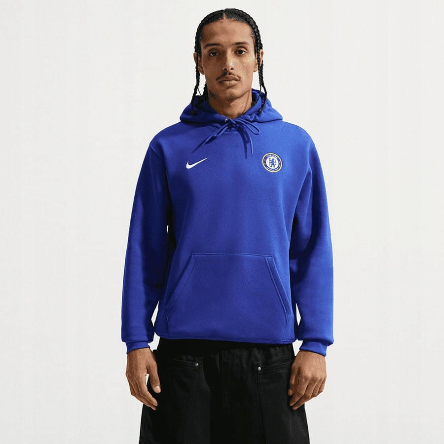 Bluza Nike Chelsea Fc Club Hoodie II3419-452 Niebieski, S