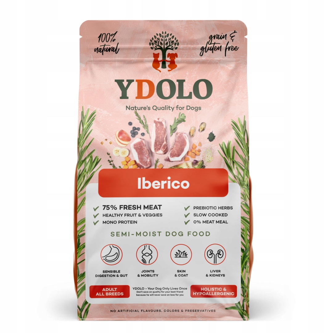 Ydolo Iberico Vepřové maso Iberico Krmivo krmivo pro psa 2,5 kg
