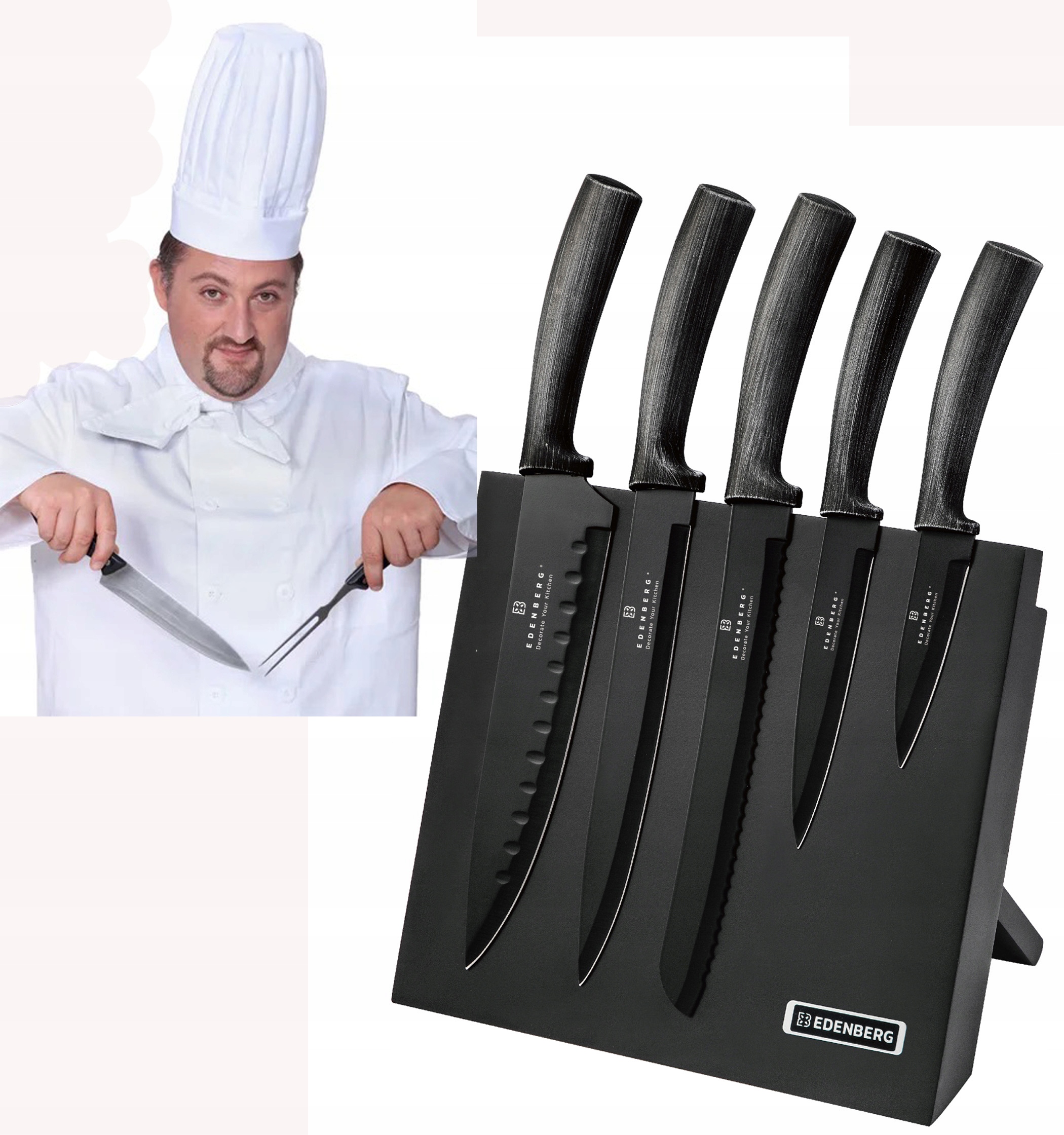 

Zestaw Noży Kuchennych 6 El Blok Magnetyczny