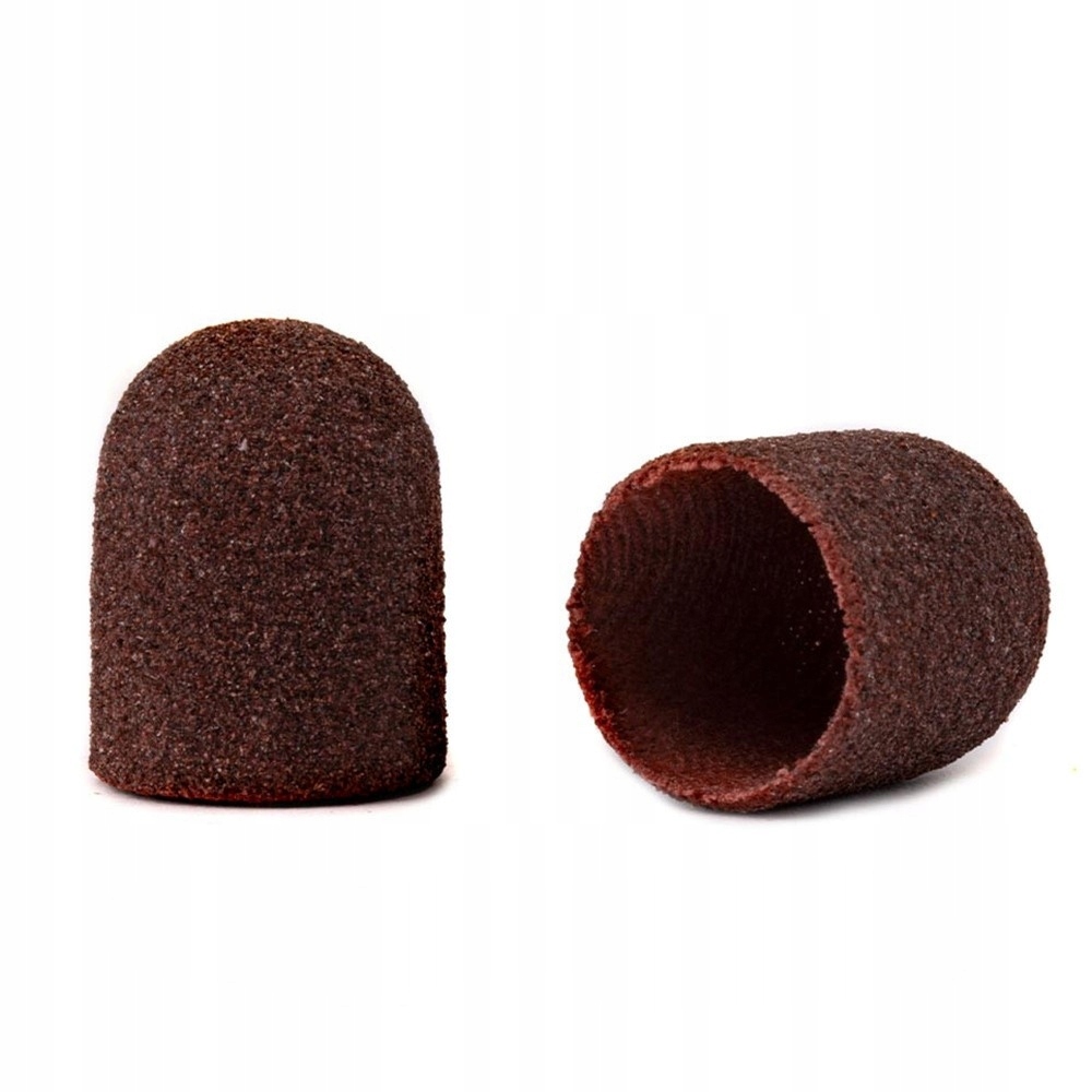 Karkulky na pedikúru AlleMed 13 mm 120 grit (100 ks op.), hnědé