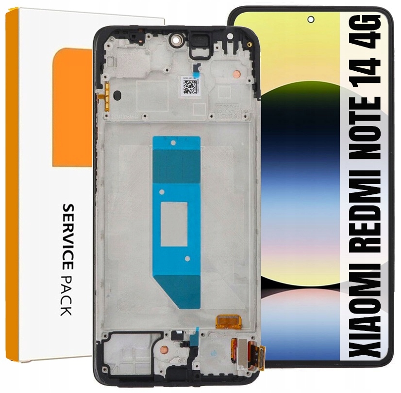 Displej Pro Xiaomi Redmi Note 14 4G Originál Oem Obrazovka Rámeček