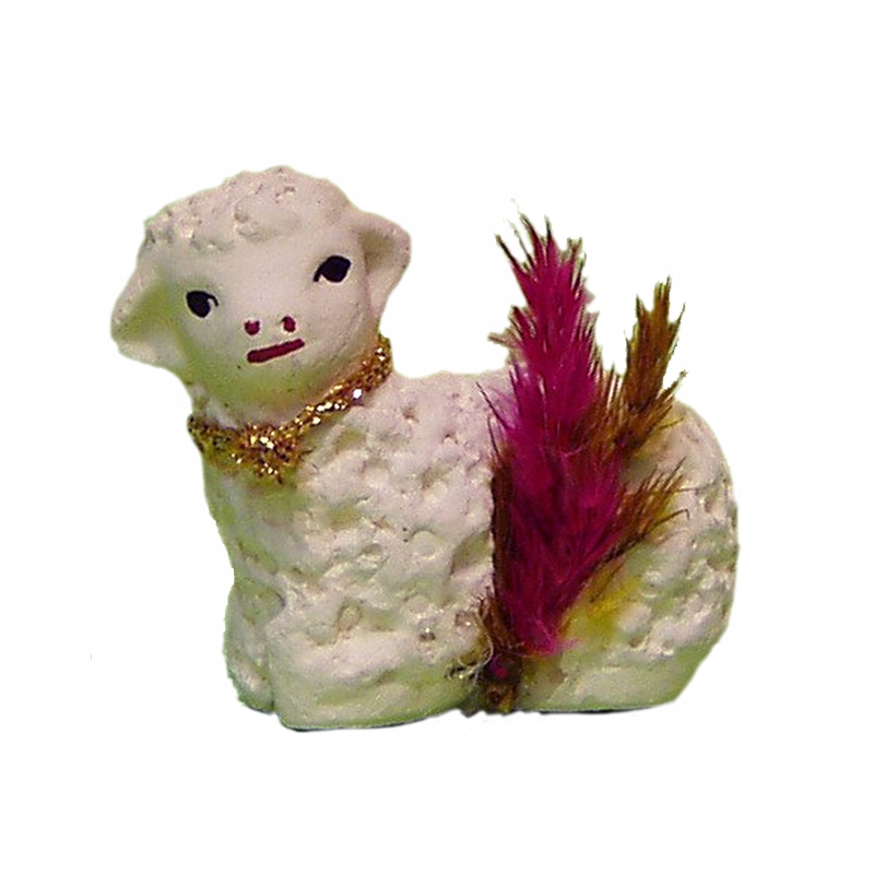 

Baranek leżący 4 cm -Wielkanoc figurka gipsowa