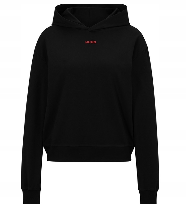 Hugo bluza Shuffle_hoodie czarny Xs