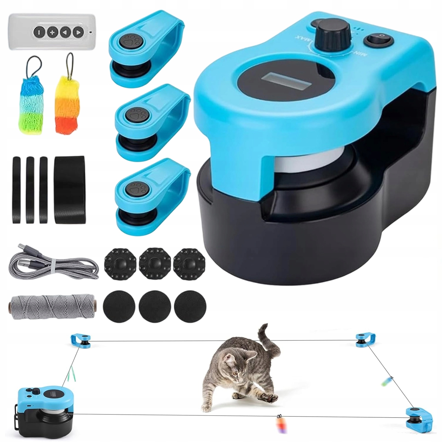Nový Běžecký Pás Pro Znuděná Koťata Hračka Na Dálkové Ovládání 4000 Mah