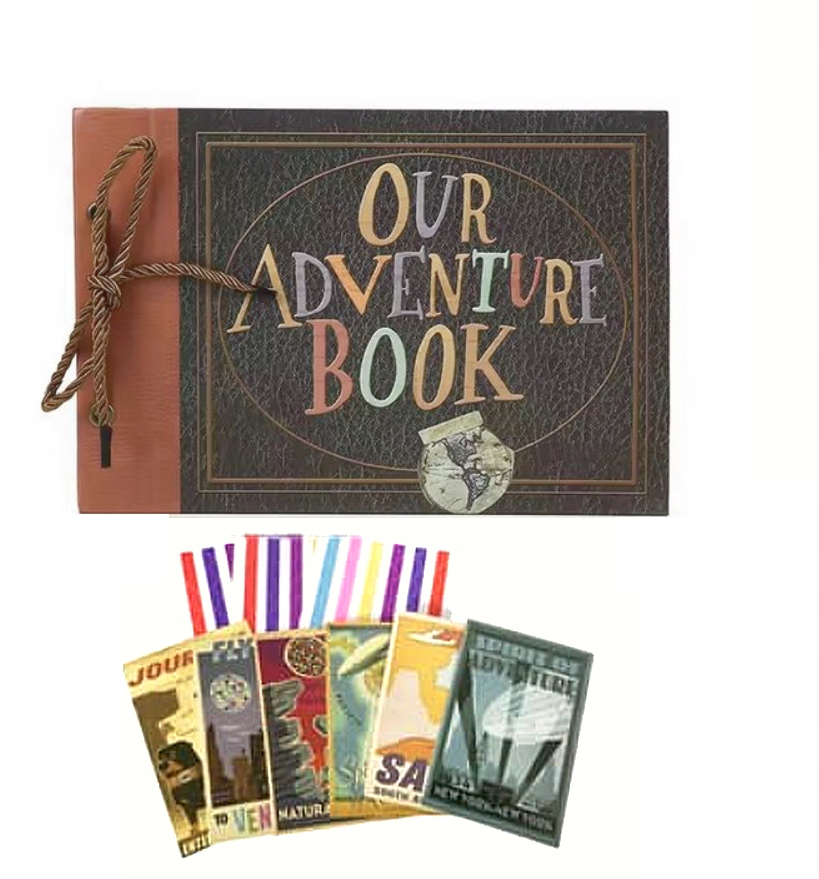 ALBUM DO SCRAPBOOKINGU NA ZDJĘCIA KREATYWNY DIY A4 30x21 cm ADWENTURE BOOK