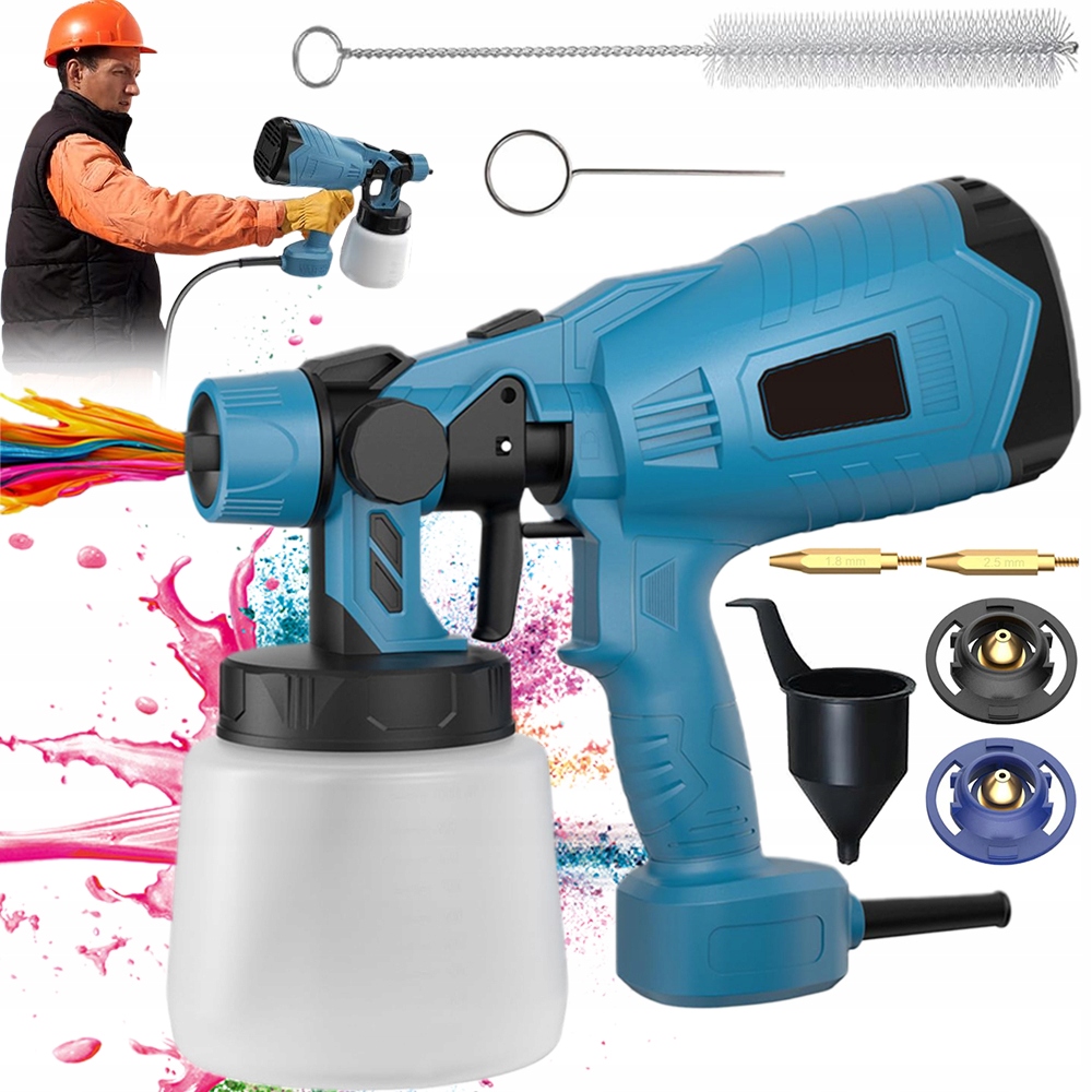 700W Stříkací Pistole S Měděným Motorem Pro Malování Nábytku