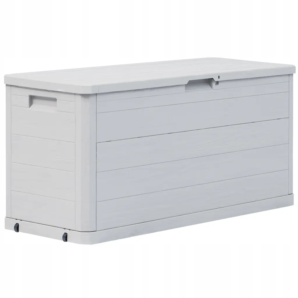 Zahradní úložný box 280 l světle šedý