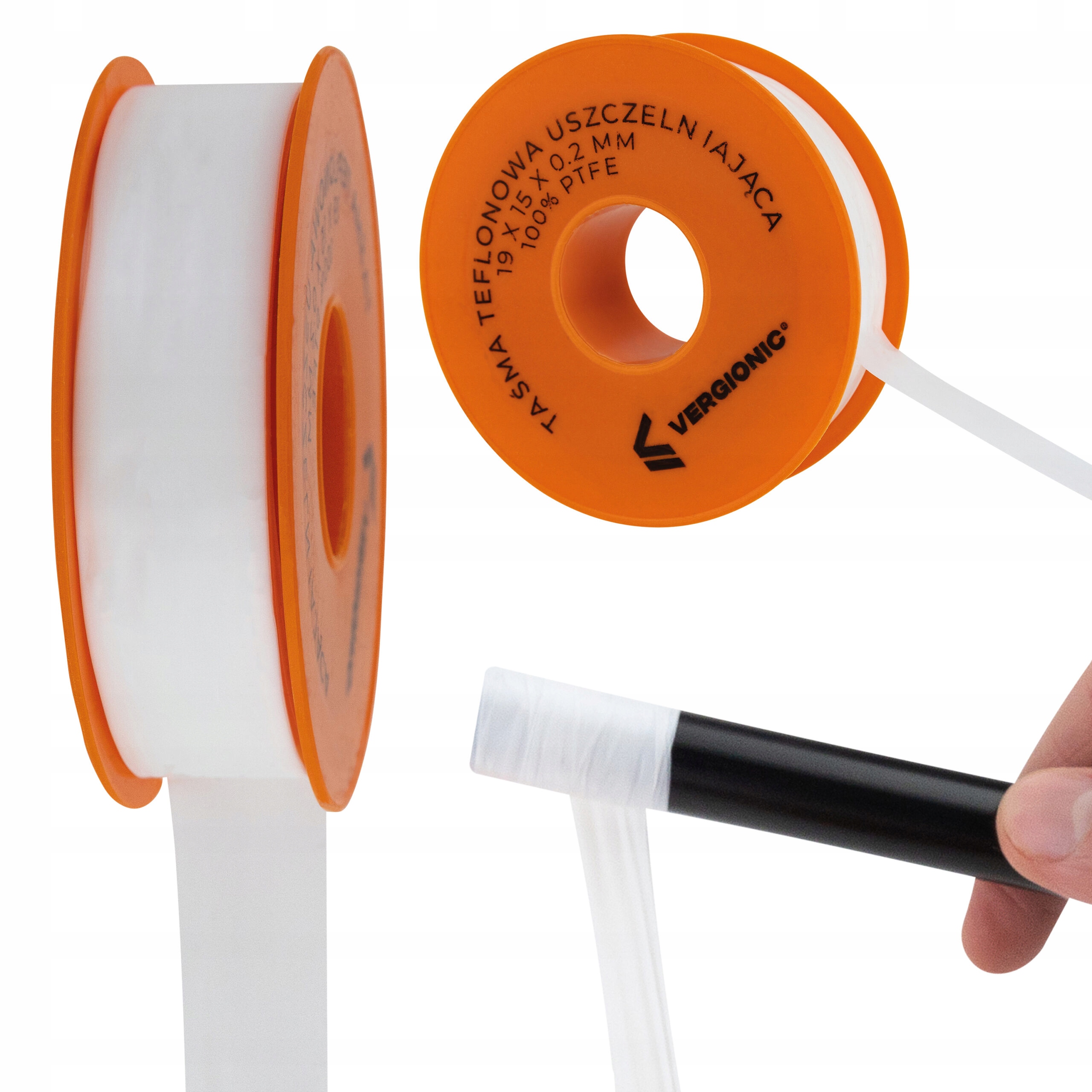 

Taśma teflonowa uszczelniająca długa Ptfe 19mm 15m