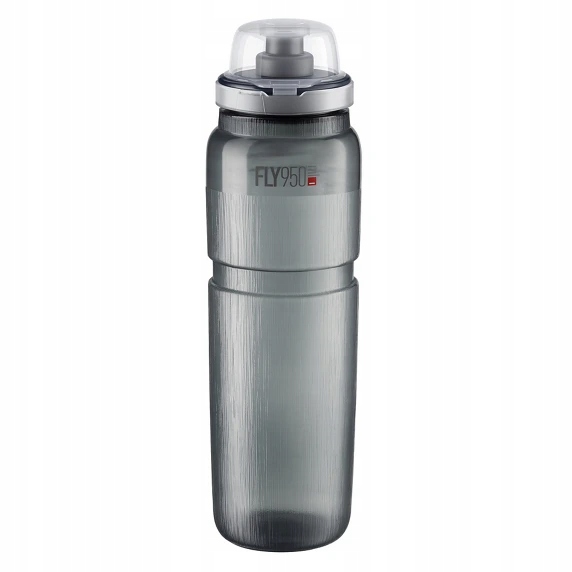 Bidon Elite Fly Tex Mtb 950ml clear smoke grey