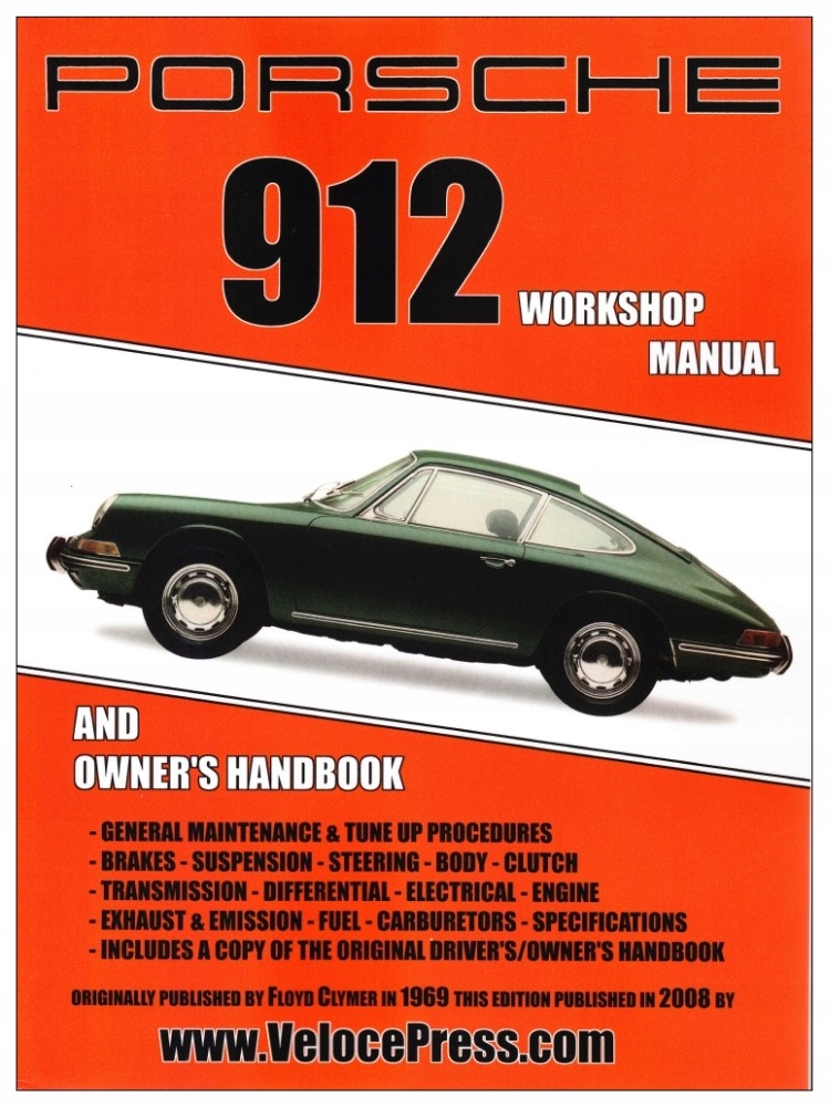 Porsche 912 (1965-1969) - посібник з ремонту VP