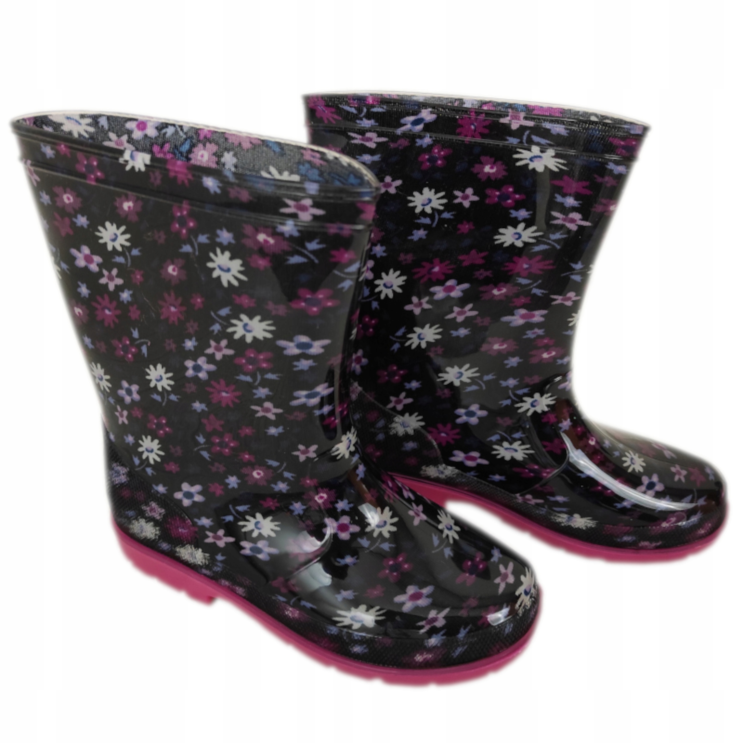 Kalosze dziewczęce KWIATUSZKI r 30