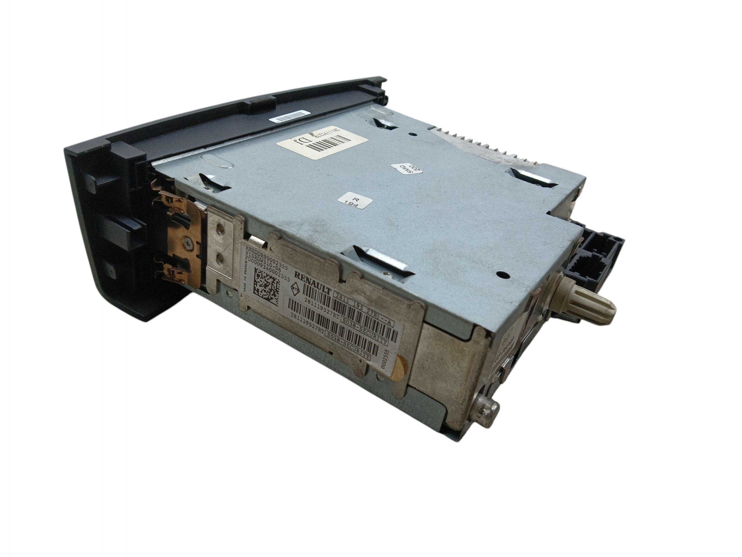 RADIO CD MP3 RENAULT KOLEOS und 281119527R + code