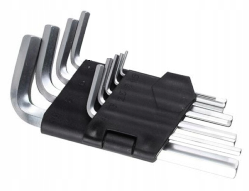 ZESTAW KLUCZY IMBUSOWYCH klucze imbus długie 9 el.