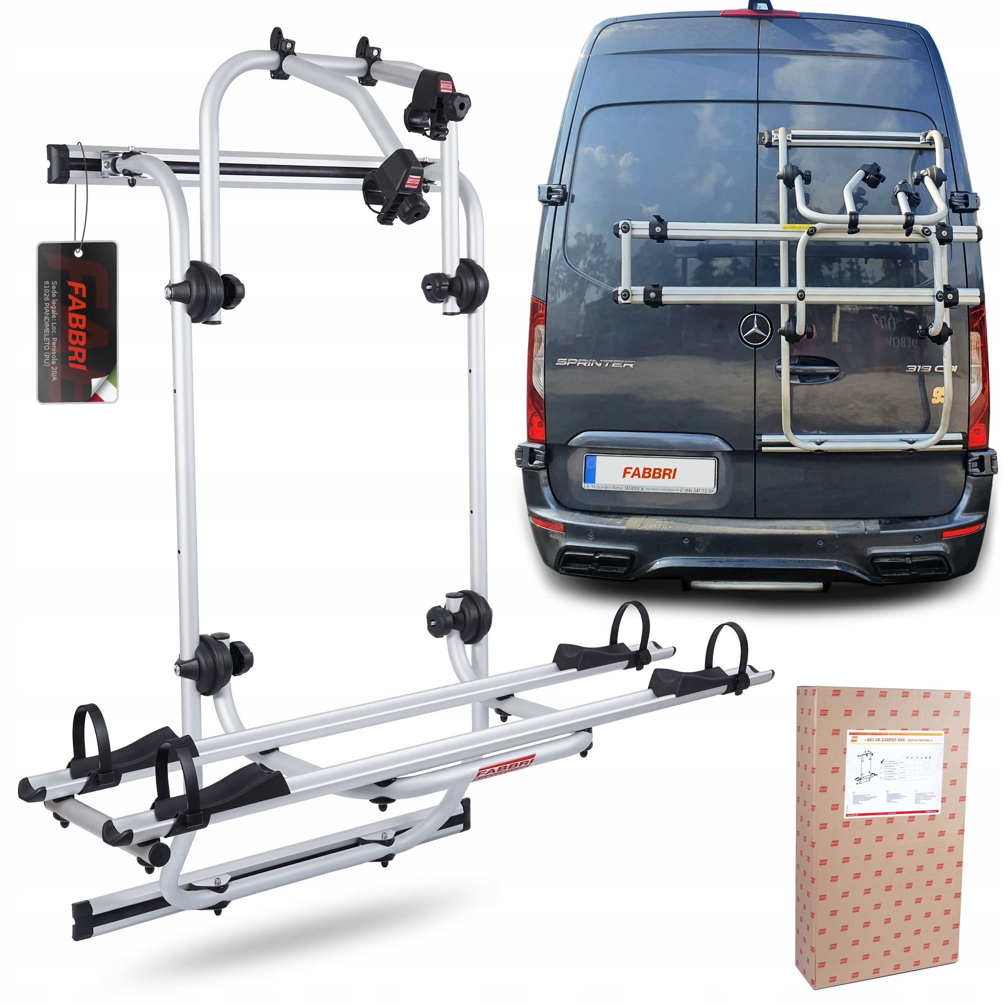 Bagaznik rowerowy do MERCEDES SPRINTER FURGON 07