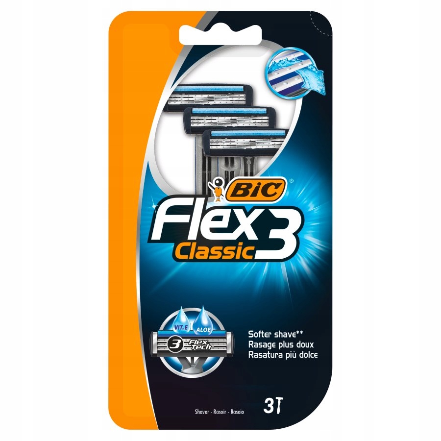 

Bic Flex 3 Classic Maszynki 3 sztuki