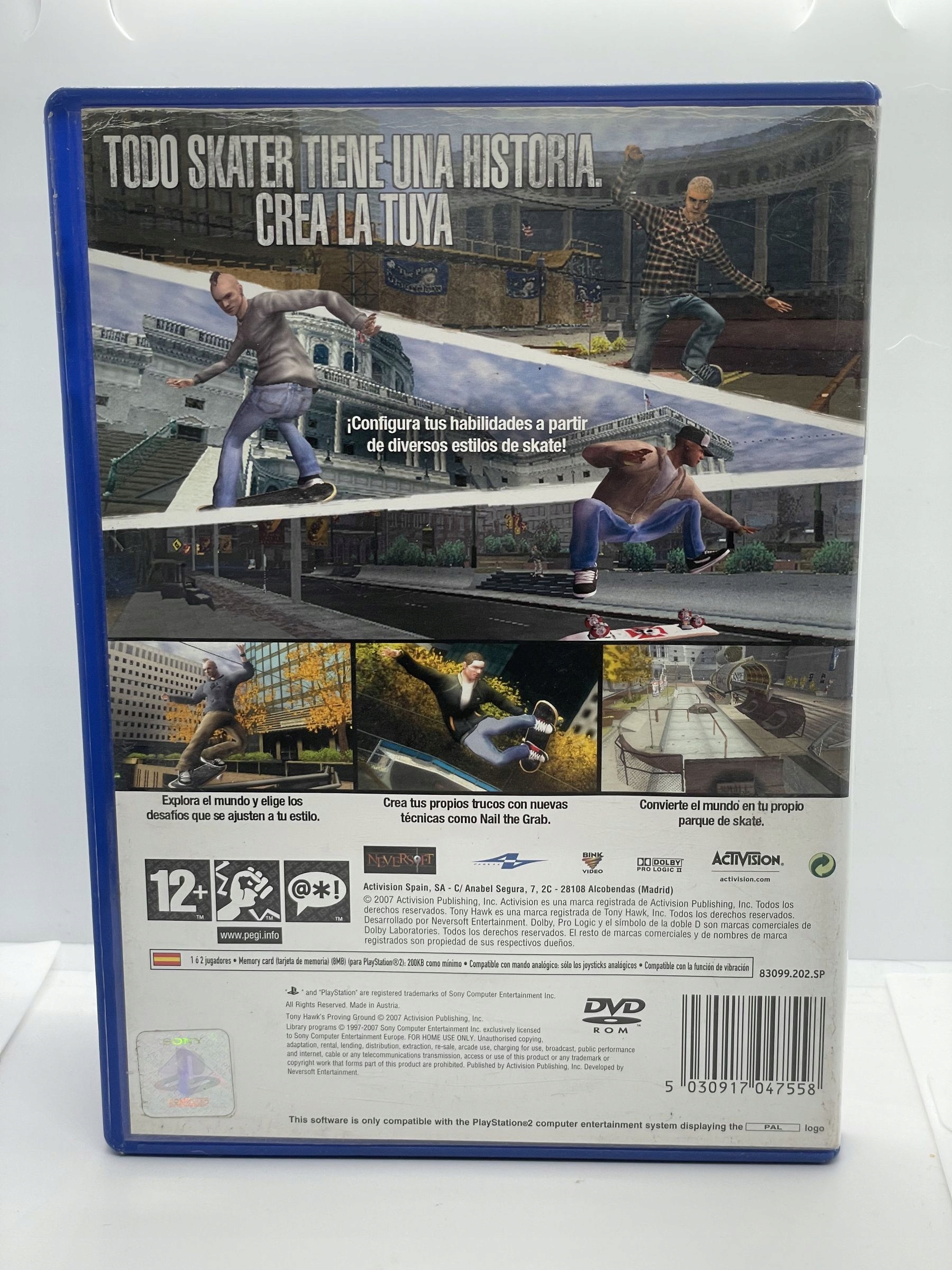 Gra Tony Hawk's Proving Ground PS2 (FR) Tematyka sportowe
