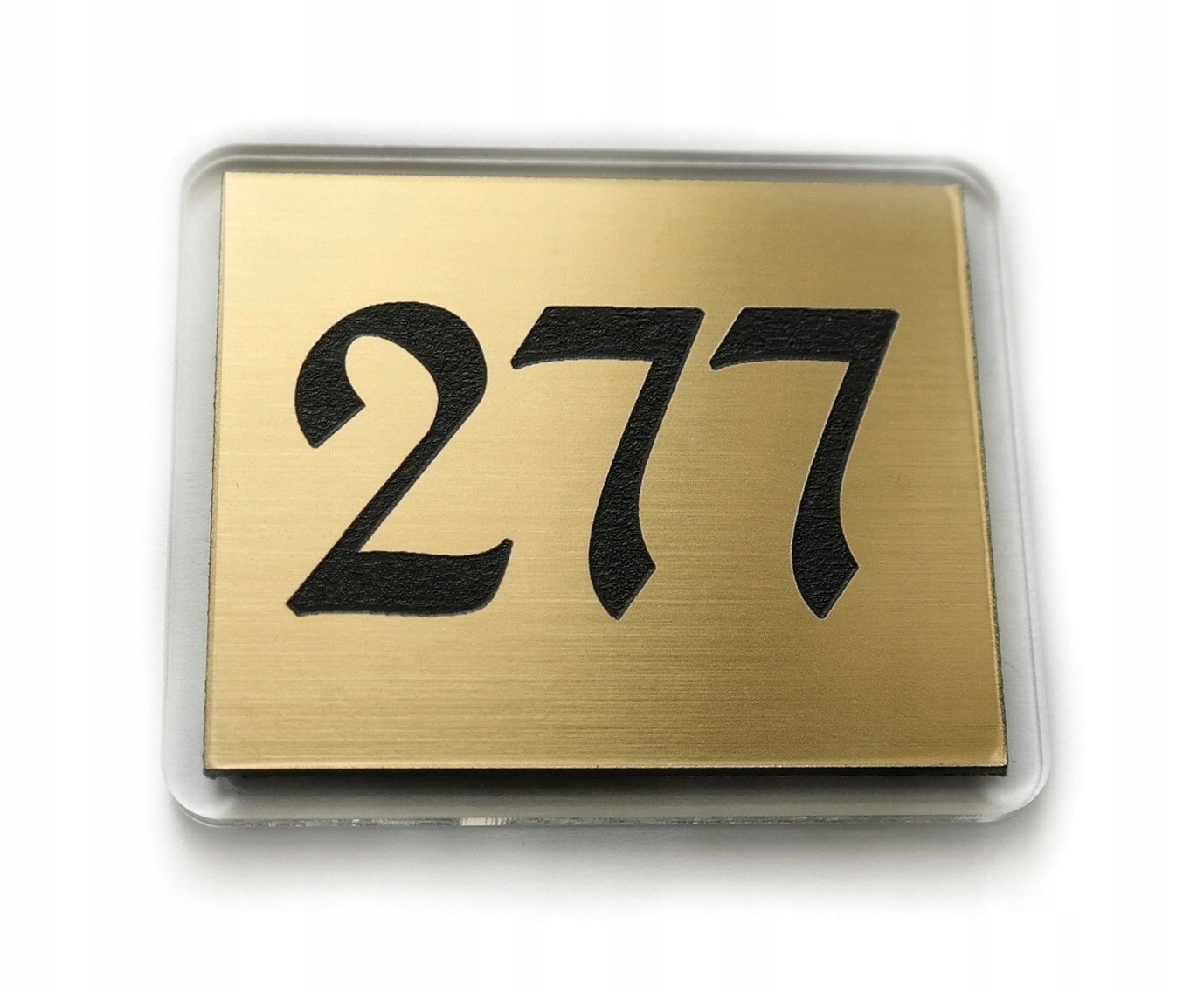 numer NUMEREK NA DRZWI hotel 6x5 + PLEKSI 10 szt