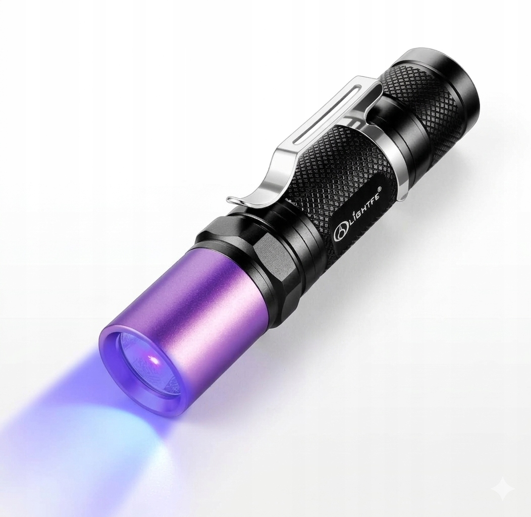 Latarka Uv 365nm Lightfe UV301A Profesjonalna Bursztyn Klimatyzacja