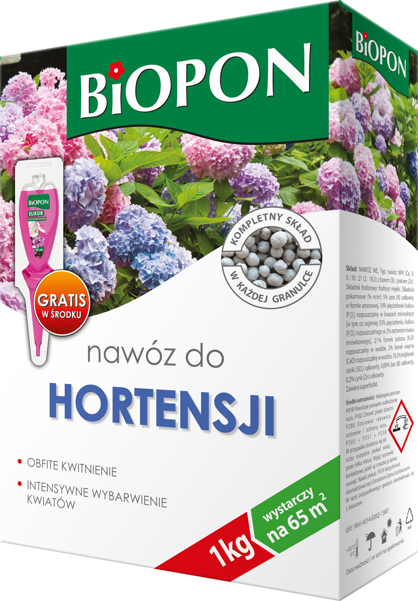 

Nawóz Do Hortensji 1kg Biopon
