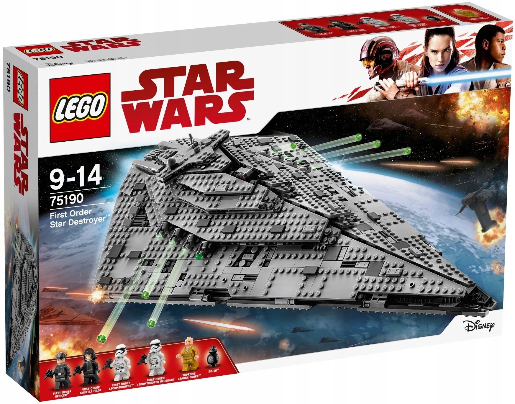Lego Star Wars 75190 Hvězdný ničitel Nejvyššího řádu Nové