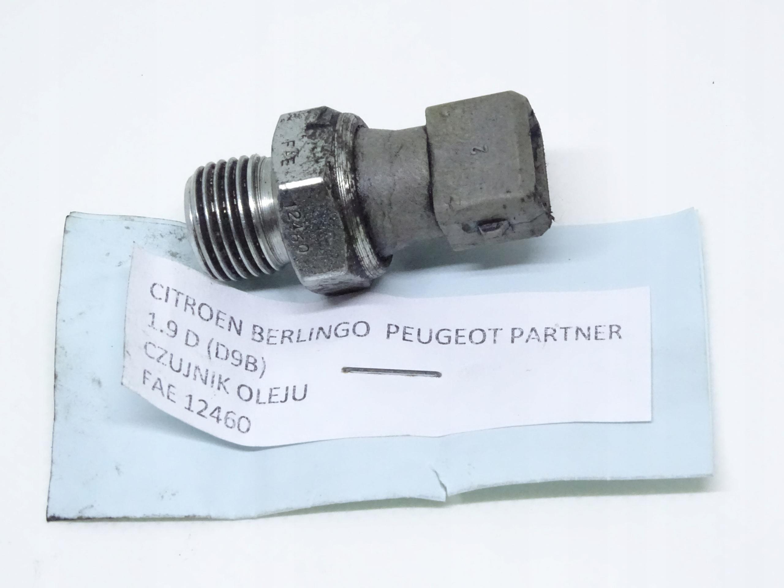 PEUGEOT CITROEN 1.9 TD CZUJNIK CIS OLEJU FAE 12460 Typ samochodu Samochody osobowe