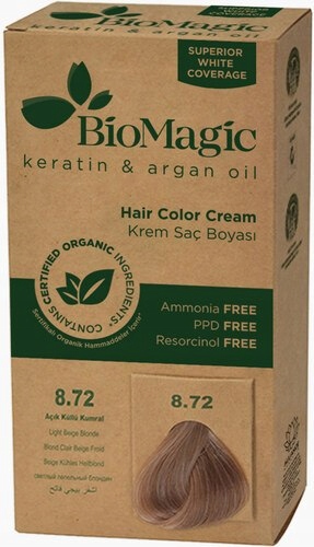 Barva Na Vlasy Světle Béžová Blond (8.72) 250 g Biomagic