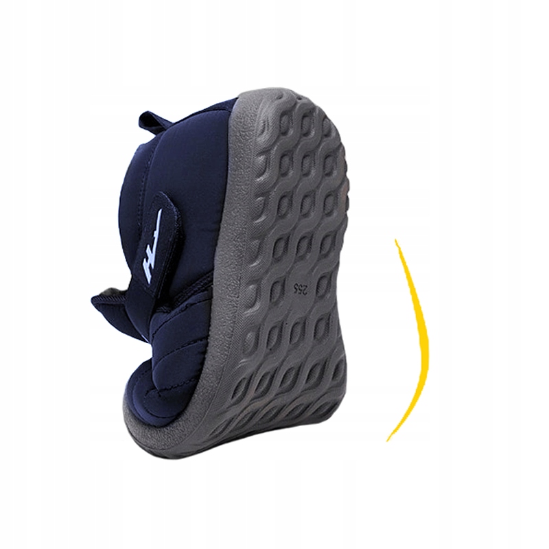 BUTY NA ŚNIEG ZIMOWE OCIEPLANE GRANAT UNISEX 43 Odcień granatowy