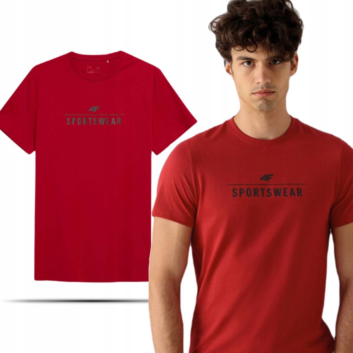 

T-shirt Męski 4F Koszulka Podkoszulek Bawełniana